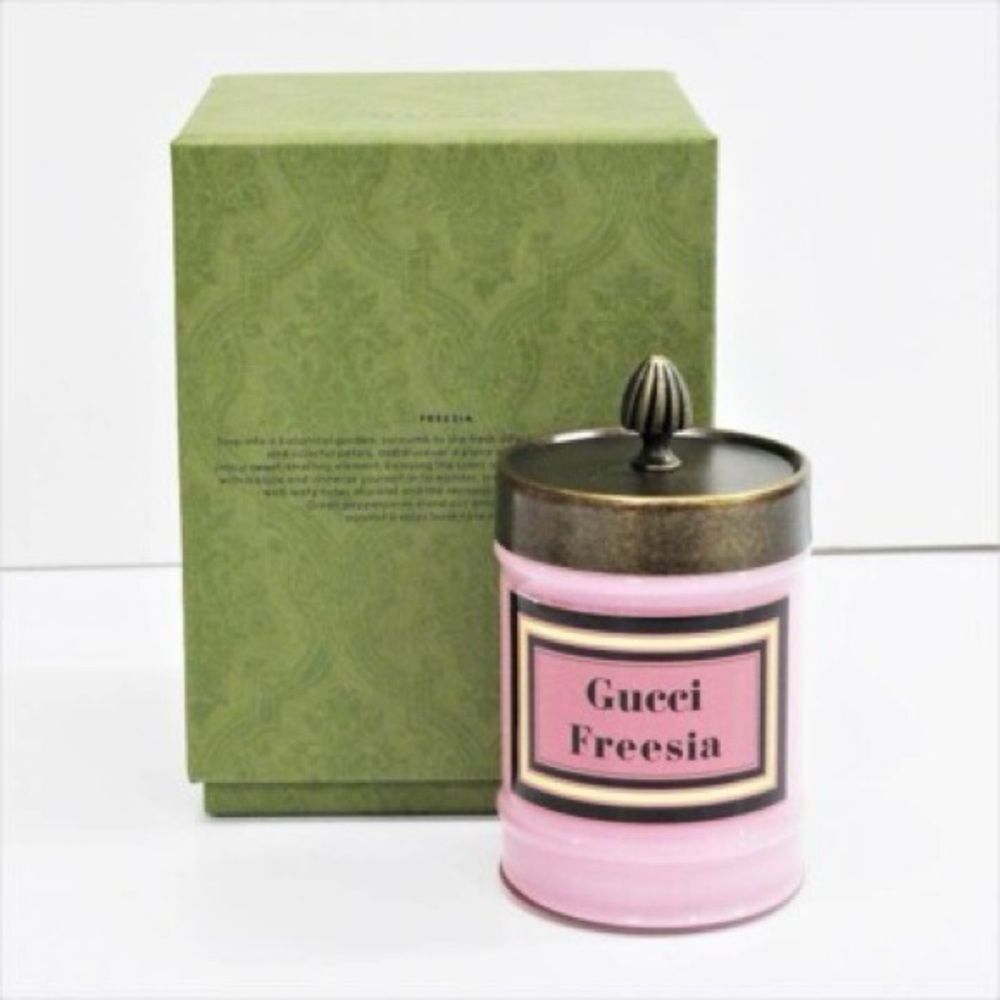 Brand new with box Gucci  Freesia Pink Candle
